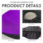 EHDWXVZM Lot de 2 housses de coussin de selle de vélo, housses de coussin de protection solaire et d'isolation thermique, housse