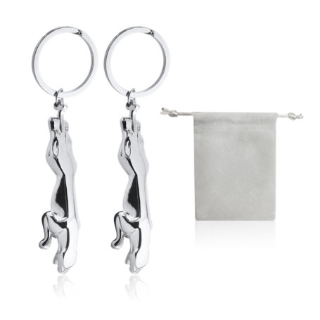 2 Porte-Clés De Voiture, 1 Sac De Rangement, Porte-Clés Jaguar, Porte-Clés Femme, Porte-Clés Accessoires