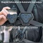 SUREWO Harnais magnétique réglable à libération Rapide Compatible avec GoPro Hero 13/12/11/10/9/8/7/6/5 Noir, DJI Osmo Action 5 