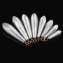 Roosea 28 PCS Poids de Pêche Sinker Plomb de Peche Plomb Drop Shot Plombs de Poids Plomb Peche Carpe Plombs de Pêche pour la Pêc