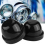 2pcs 75mm Capuchons Anti Poussière,Capuchon anti-poussière LED Boîtier en Caoutchouc Capuchon d'étanchéité Cache-poussière pour 