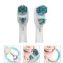Kongkay : Lot de 8 têtes de rechange pour brosse à dents électrique compatible avec Oralb, Dual Clean