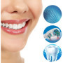 Kongkay : Lot de 8 têtes de rechange pour brosse à dents électrique compatible avec Oralb, Dual Clean