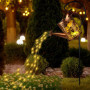 Comius Sharp Arrosoir Solaire avec Guirlandes Lumineuses et Bâton de Berger, LED Lanterne Solaire Exterieur Jardin, Étanche Lamp