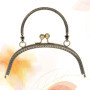 HEALLILY sac à main en métal cadre rétro sac à main fermoir serrure porte-monnaie poignée pour accessoires de couture bricolage 