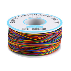Câble électrique, 300 V coloré P/N 280 M 0,55 mm, isolation flexible à 8 fils, câble de test en cuivre pour ordinateur portable,
