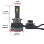 Eseastar D2S D2R Kit de Conversion de Phare LED se Connecte Directement avec Une Ampoule Xénon OEM de Remplacement de Ballast 30