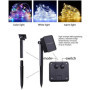 Guirlande lumineuse solaire, 4 m, 40 LED, fil de cuivre, 8 modes, protection IP43, pour sapin de Noël, jardin, chambre, balcon, 