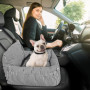 Otauoaea Siege Auto Chien Petite Taille, Panier Voiture Sûr et Confortable, Avec Coussin Dehoussable et Lavable, Laisse de Sécur