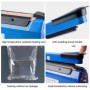 Thermoscelleuse Machine,200 M 3MM Machine A Sceller,Soudeuse Sac Plastique,Impulse Scelleuse Thermique,Impulse Heat Sealer Pour 