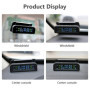Jansite TPMS Système de surveillance de la pression des pneus à énergie solaire 22-87 psi sur pare-brise avec 4 capteurs de voit