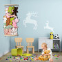 GUIGUZI Support d'angle pour Jouets en Peluche, Supports de Rangement pour Jouet Ours, Organisateur Suspendu pour Chambre d'enfa