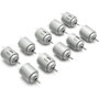 DollaTek 10Pcs DC Motor 140 Mini Moteur Électrique DC 3-5V 6300 RPM pour DIY