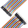 YXPCARS 240pcs Jumper Wires Kit Fils Cavaliers 10cm et 20cm Mâle à Femelle, Mâle à Mâle, Femelle à Femelle sans Soudure Breadboa