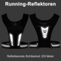 QIURUYUE Gilet de course pour homme et femme avec gourde - Léger - Réfléchissant - Support pour téléphone portable - Pour homme 