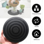 Plateau Rotatif 360° Antidérapant - Support Tournant pour Emballage, Scellage, Sculpture en Argile, Gâteau et Présentation (Noir