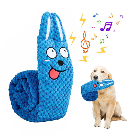 HDGSAFD Lot de 1 jouet à mâcher pour chien - Jouet interactif qui couine - Jouet d'entraînement pour animaux de compagnie - Joue