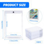 Sprifityy Lot de 12 Magnetic Trading Card Holder 35pt, Protection Uv Support Carte Transparent Magnétique, Protege Cartes À Coll