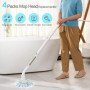 Sprifityy 4 Pièces pour Leifheit Têtes de Rechange Clean Twist Disc Mop Micro Kit, Tête de Rechange pour vadrouille réutilisable
