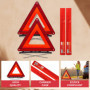 GADLANE Triangle De Signalisation Homologué ECE Réfléchissant Pliable Alerte De Sécurité Lot De 2
