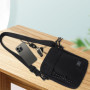 Sac à bandoulière Crossbody petit sac à Messenger Bag,Hommes téléphone portable sacs à bandoulière pour la vie quotidienne Voyag