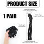 BOBOZHONG Gants Longs Sexy en Similicuir pour Femme,50cm Gants Longs Gants Sexy en Latex Gants de Soirée Femme Gants Long, pour 