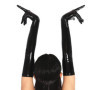 BOBOZHONG Gants Longs Sexy en Similicuir pour Femme,50cm Gants Longs Gants Sexy en Latex Gants de Soirée Femme Gants Long, pour 
