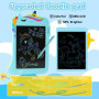 Tablette d'écriture LCD jouet Licorne pour enfants, 8.8 pouces Doodle Board tablette à dessin avec fonction de verrouillage joue