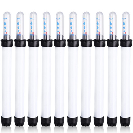 Guador 10 Morceaux d'humidimètre de Sol, 20 cm indicateur de Niveau d'eau des Plantes testeur de Niveau d'eau Affichage du Nivea