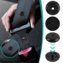 UKOFEW Boutons de Blocage,10 Paires Noir Bouton D'Arrêt de Ceinture de Sécurité,Universelle Boutons de Ceinture de Sécurité pour