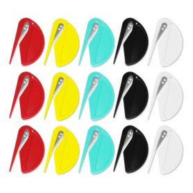 VIVIIHOO 15 Piece Letter Opener & Parcel Opener Mini - Couteau à aluminium efficace avec des bords tranchants pour enveloppes, c