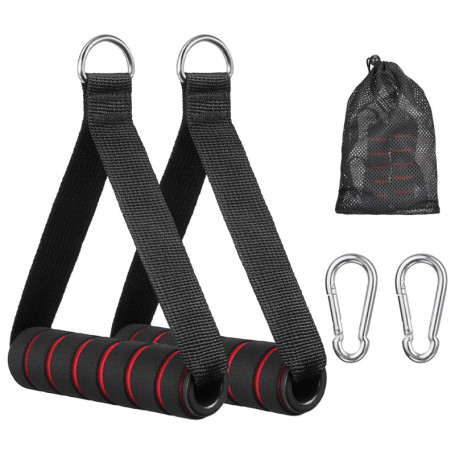 YOYEAH Poignées de Tirage de Câble à Une Poignée - 2 Poignées de Tirage de Câble pour Exercices de Triceps Poignées de Tirage de