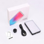 LUXCEO Panneau LED RGB 2500K-9000K,Mini Lampe de Caméra Portable, CRI 95+,3100mAh Batterie intégrée,140 Perles de Lampe Video,po