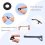 9 Paires De Couvre-Jambes De Lunettes Et 10 Paires De Housses Rondes Antidérapantes, Housses Antidérapantes Pour Lunettes, Suppo