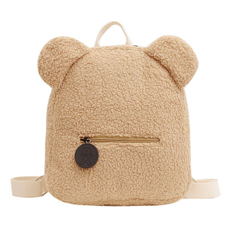 Sac À Dos pour Enfants 1 Pièce, Ours en Peluche Mignon, Dessin Animé Simple, Utilisé pour Diverses Occasions, Mini Sac À Dos À L