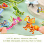 LCIEFKAE 30Pcs Puzzle D'Insectes Animales 3D, Puzzle 3D -Mini pour Enfants, Jouets De Famille Interactifs, Nouveauté Créative, J