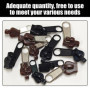 TYFGRT Extracteurs De Fermeture Éclair De Remplacement 12 Pièces, Pièces De Rechange pour Fermeture Éclair, Accessoires De Ferme