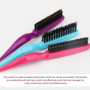 Lot De 4 Brosses En Poils De Sanglier, Brosse Démêlante Dos, Brosse Lissante Cheveux Femme, Brosse Lissante, Adaptée Au Massage 