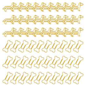 30 Morceaux De Pinces De Teckel Et 30 Morceaux De Trombone Os, Fournitures De Bureau, Teckel, Cadeaux De Teckel, Trombone, Signe