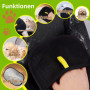 KLINNA Lot de 1 Gants de toilettage pour Chat et Chien - Double Face - pour Poils Lisses et sains - Gants pour enlever Les Poils