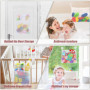 TRKETK 2 Pièces Filet de Bain pour Jouets, Organisateur de Jouets de Bain pour Bébé Organisateur de Jouets de Salle de Bain Orga