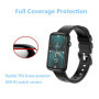 Frgnie Lot de 6 films de protection d'écran HD flexibles en TPU pour montre de fitness SHANG WING L2