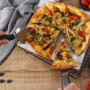 Roulette Pizza, Coupe Pizza - Découpe Pizza en INOX, Coupante Couteau de Pizza, Pizza Cutter, Nettoyage Facile au Lave Vaisselle