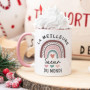 Tasse à café 'La Meilleure sœur du monde', cadeaux d'anniversaire, fête des mères et Noël pour sœur, cadeaux pour sœur, tasse po