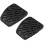BIAREN Lot de 2 plaquettes de pédale de frein et d'embrayage en caoutchouc pour Nissan Qashqai 2007-2020 (véhicules manuels) 465