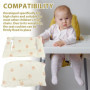 WANDGU Coussin Chaise Haute Bebe: Coussin pour Chaise Haute Tripp Trapp Stokke avec un Joli Motif pour un Nettoyage Facile Détac
