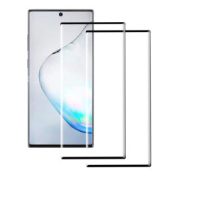 2 Pièces Verre Trempé pour Samsung Galaxy note 10 Plus, Film Protection Écran, Film Protecteur Vitre, 3D Incurvé Couverture Comp