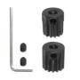 sourcing map 48P Durci Pignon Moteur Ensemble Engrenages 2pcs 13T 14T Convient 3.175mm RC Motor Arbre 48 Terrain Engrenages pour