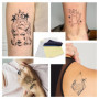 UTOCLEC Papier Transfert Tatouage, 50 Feuilles Stencil Tatouage Transfert Papier, 4 Couches Papier Tatouage pour Transfert Forma