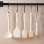 zhongguoqiaomao 5 Pcs Set Silicone Ustensiles de Cuisine sans BPA Batterie de Cuisine antiadhésive Anti-Rayures et résistante à 